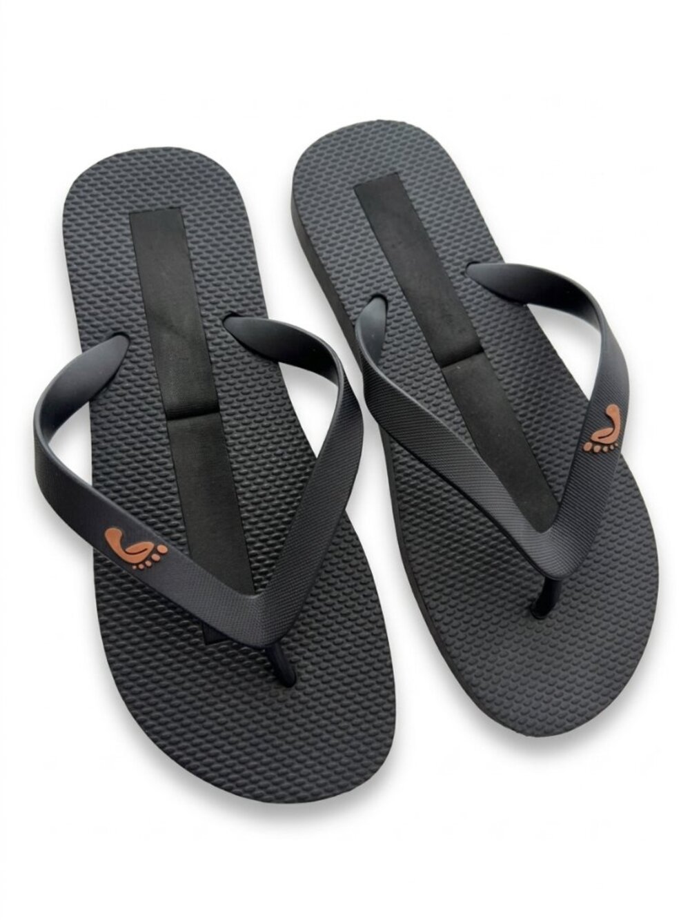 Flip Flops Womens 8 Black Conductive Earthing Grounding Coachella Beach Sandals